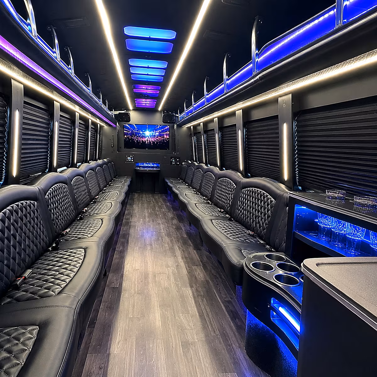 anniversary party bus rental