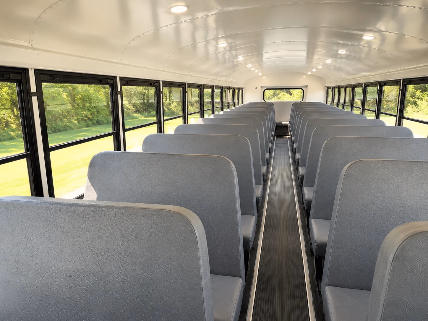 augusta school bus inside