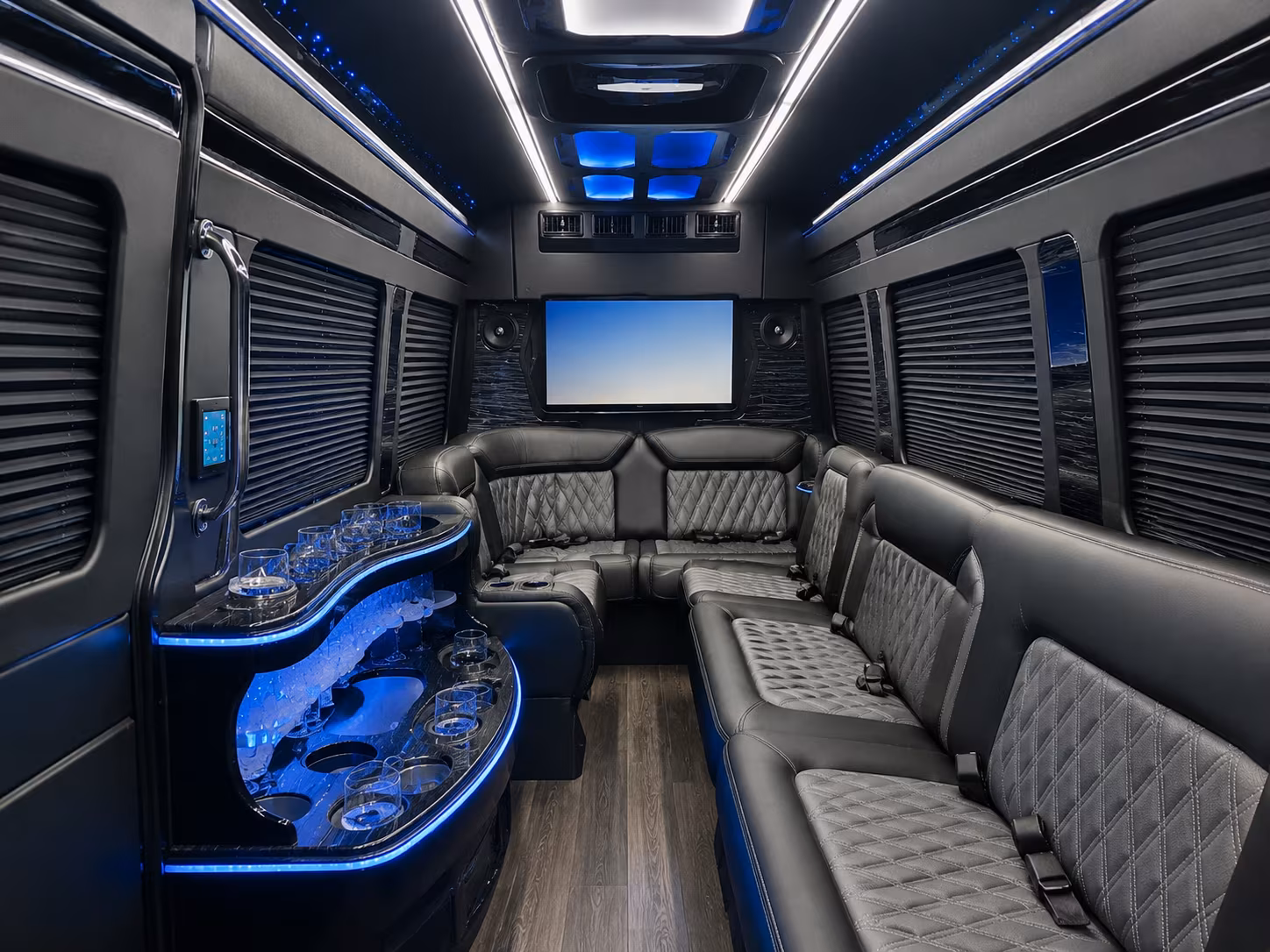 augusta sprinter limousine inside