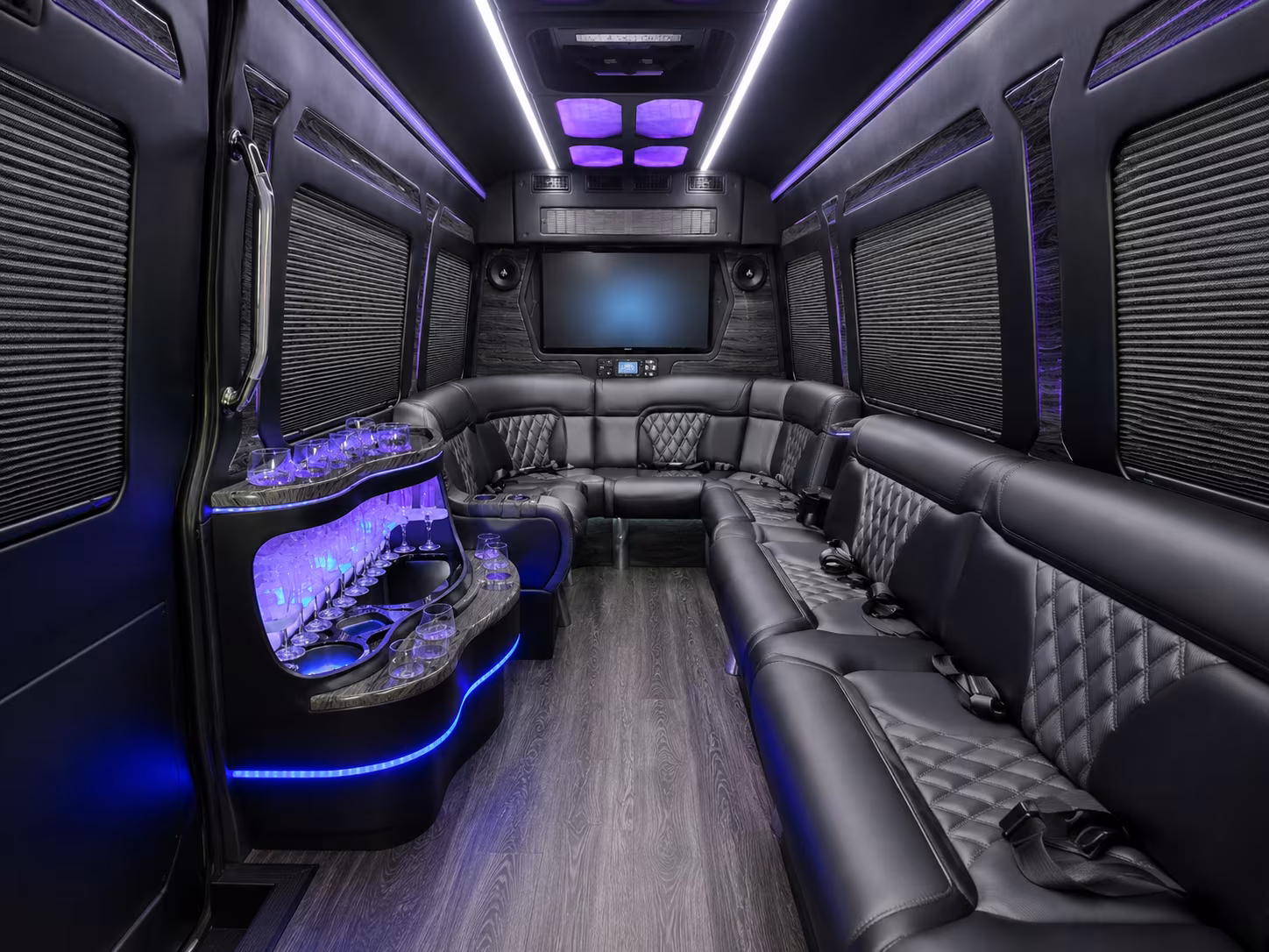 augusta sprinter limousine interior