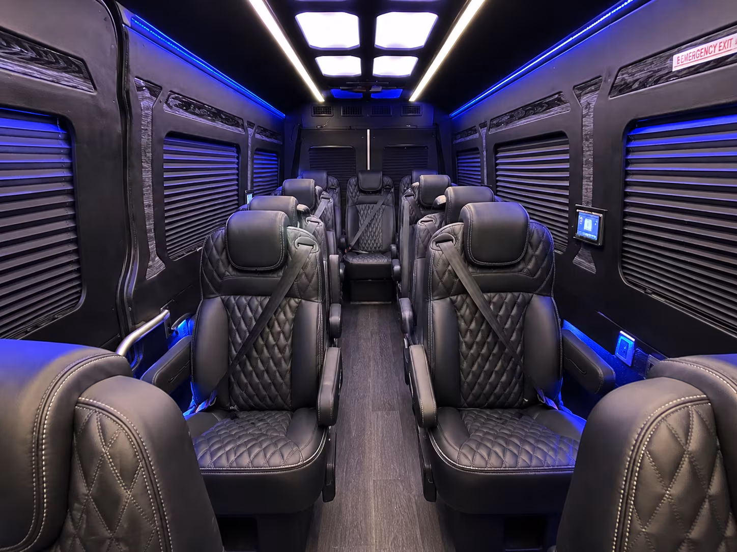augusta sprinter van with driver interior