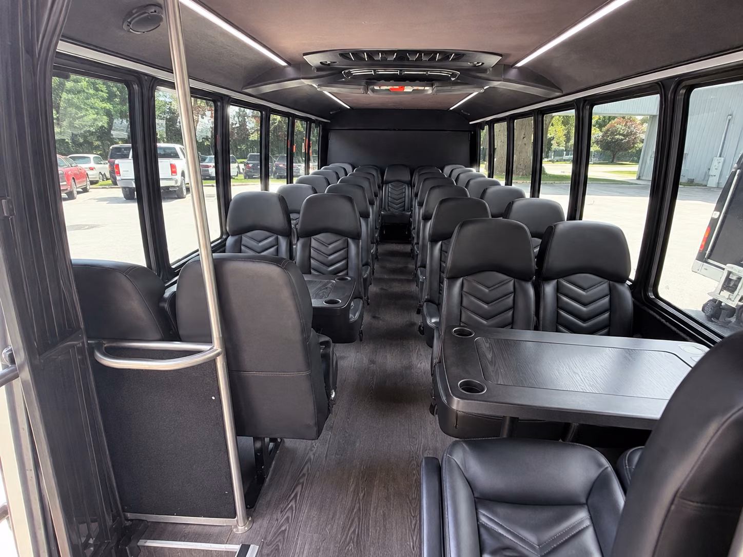 corporate sporting event shuttle buses for augusta groups and hospitality packages