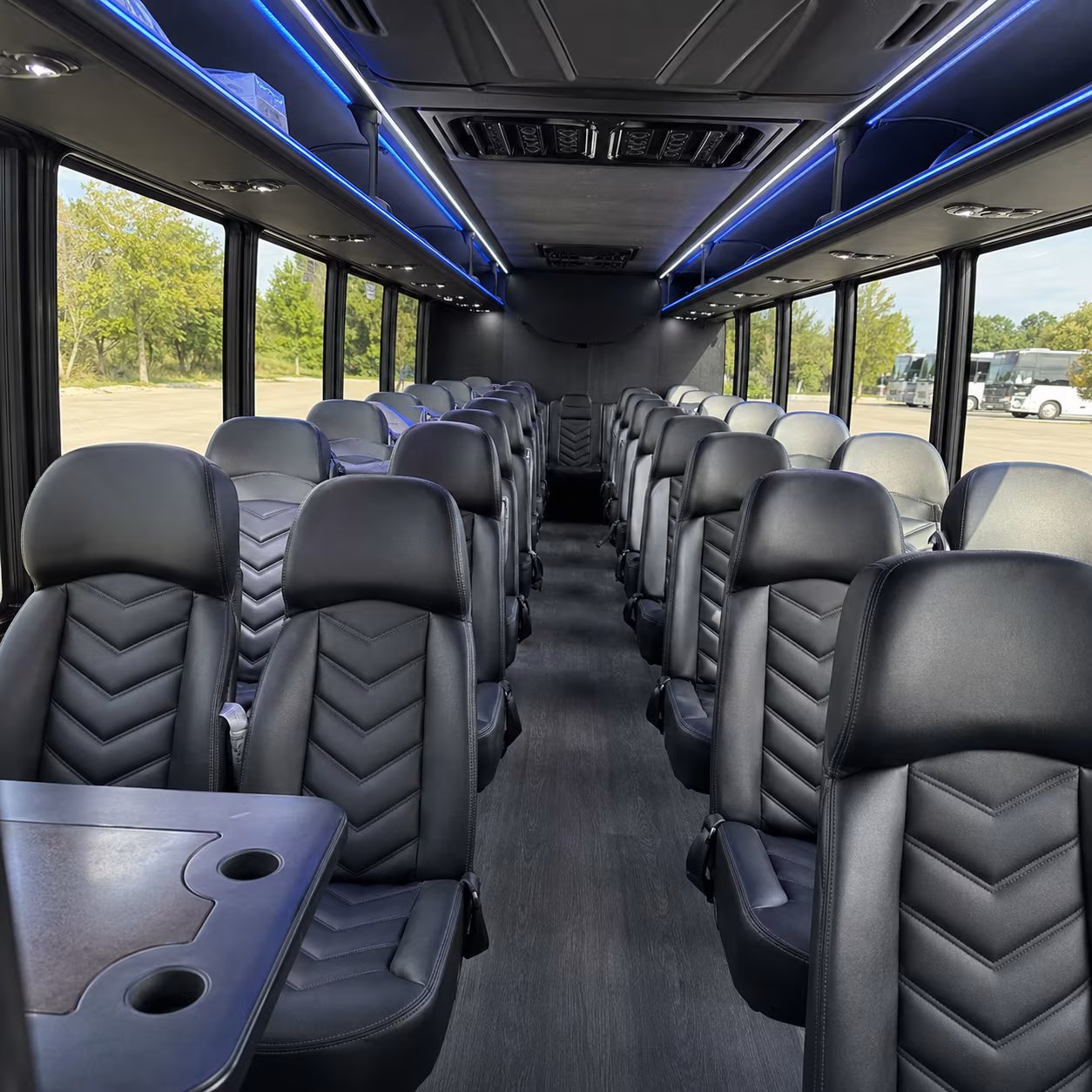 does the date or day of the week change what a bus rental costs in augusta